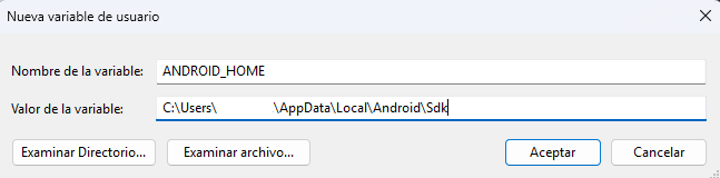 ANDROID_HOME